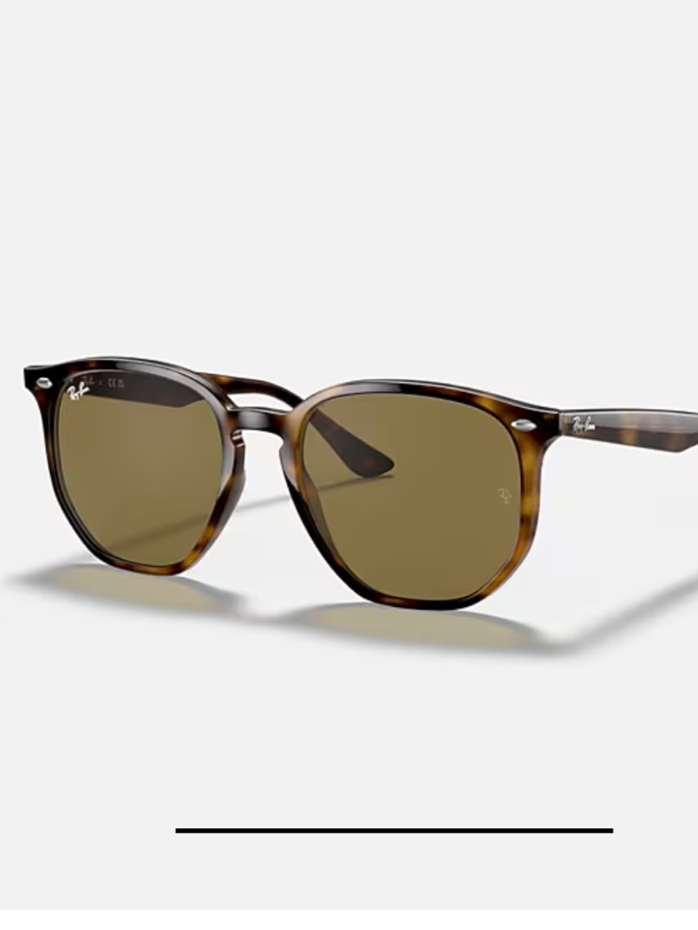 Polarized Ray-Ban Tortoise ErikaFrame Sunglasses